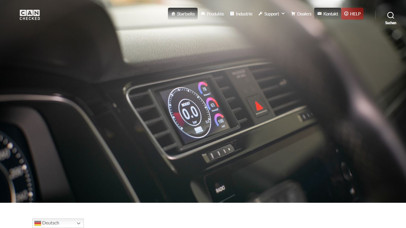 CANchecked - Index > Displays für Motormanagements